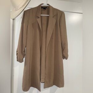 Stylish Tan Long Coat